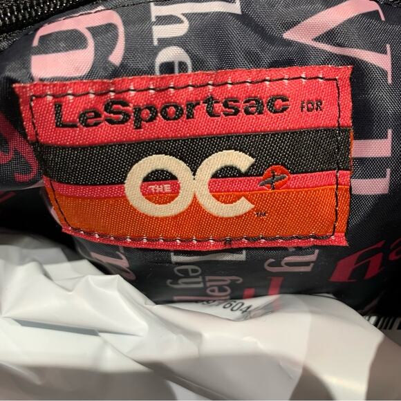 Lesportsac for The OC Collection - Bright n' Colorful retro look crescent purse - Picture 3 of 13